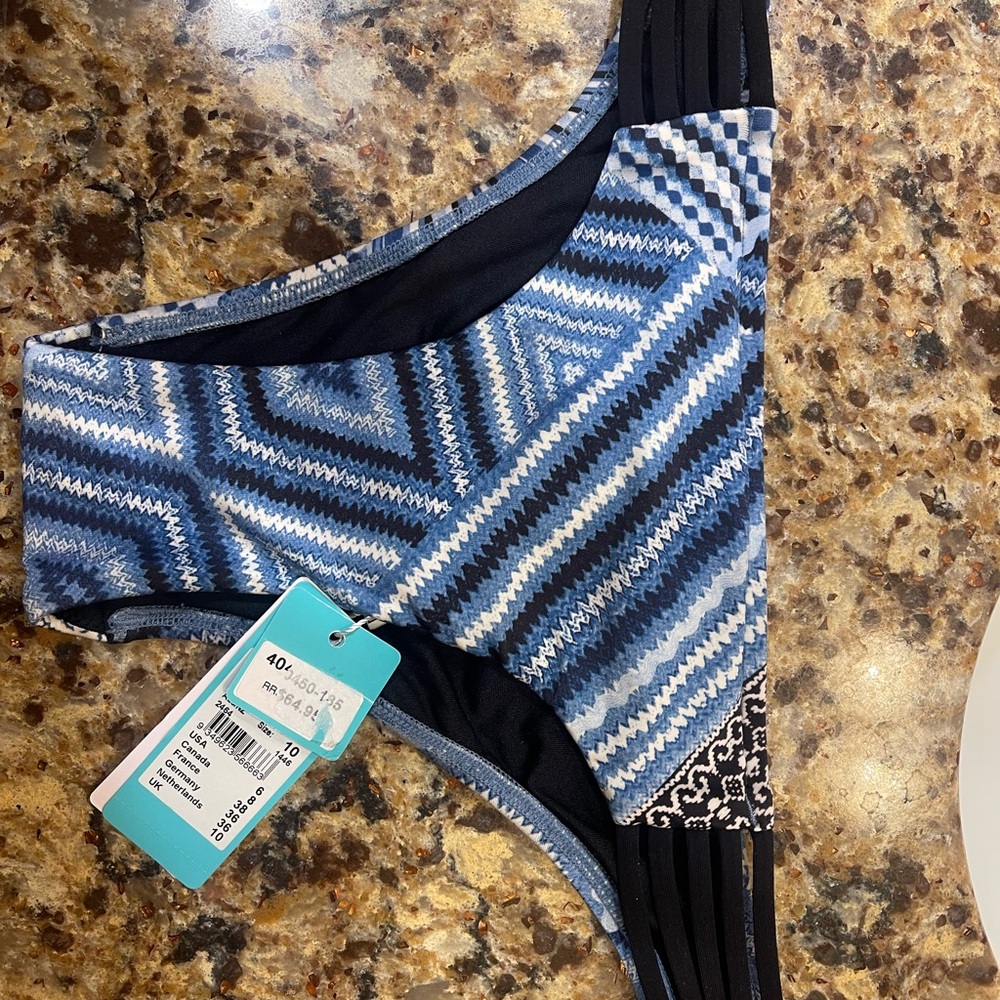 Seafolly desert tribe brazillian bikini nwt size 6